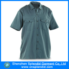 Wholesale Work Clothes Products Men Oxford Short Sleeves Shirt